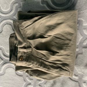 Classic fit high waisted pants